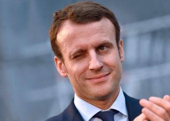 Le président de la république Française très heureux de la victoire de France2023