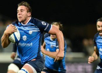 Castres laisse exploser sa joie après sa victoire contre Toulouse
