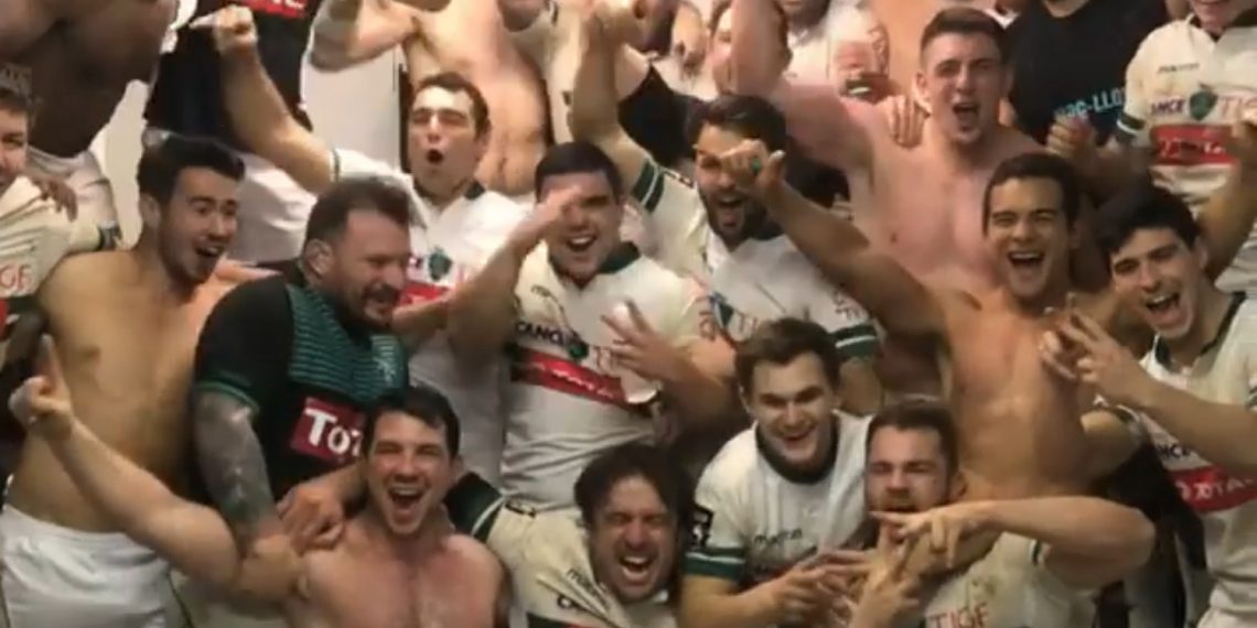 (Vidéo) Le vestiaire de Pau en feu après la victoire à Castres !
