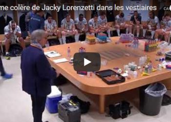 Vidéo: L’énorme colère de Jacky Lorenzetti dans les vestiaires de la U Arena