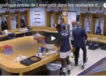 Vidéo: L’insolite entrée de Jacky Lorenzetti dans les vestiaires de la U Arena !