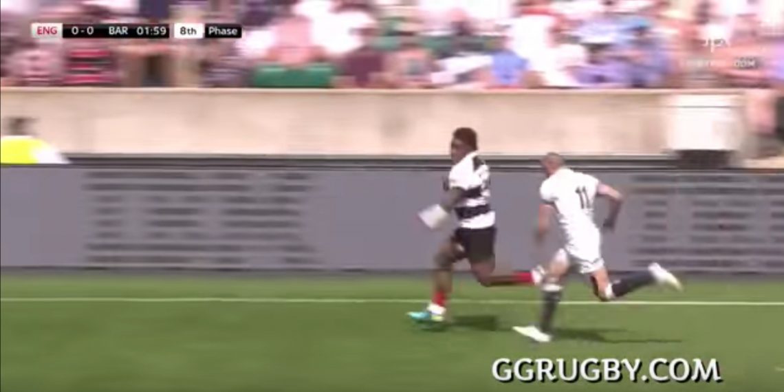 (Vidéo) Les moments forts du match fou Barbarians – Angleterre !