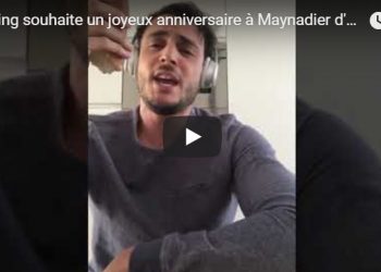 INSOLITE: Ducuing souhaite un joyeux anniversaire à Maynadier d’une incroyable manière !