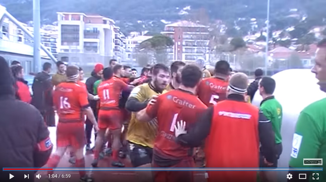 Vidéo: Une bagarre générale éclate à Toulon lors d’un match des Espoirs
