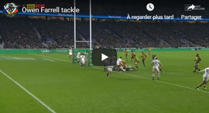 Vidéo: Owen Farrell échappe encore à une sanction après un gros tampon illicite