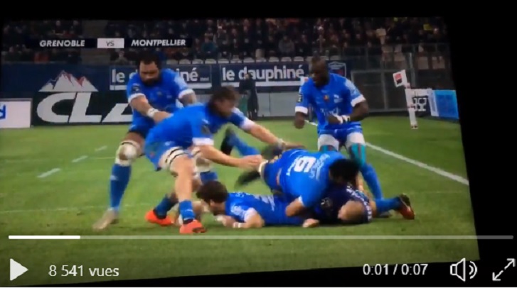 Vidéo: Le gros déblayage à l’épaule qui de Setephano sur Pienaar qui aurait mérité le rouge