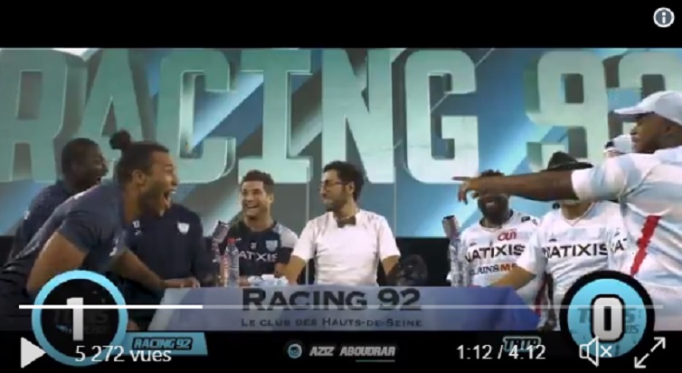 La vidéo hilarante des joueurs du Racing 92 avant de défier Toulon