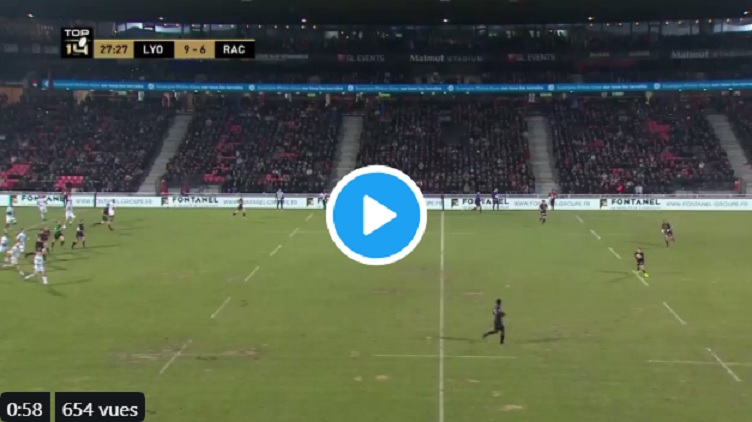 Vidéo: Quand l’arbitre Charabas refuse un “marque” à Simon Zebo