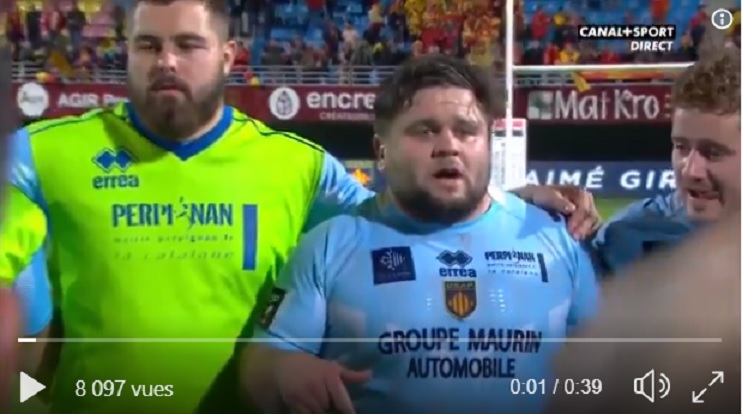 VIDÉO : Le superbe discours d’Enzo Forletta après la première victoire de l’USAP à domicile