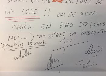 L’incroyable lettre d’insultes reçue par le club de Grenoble