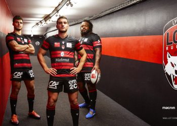 Découvrez le nouveau maillot du LOU Rugby avec Mathieu Bastareaud