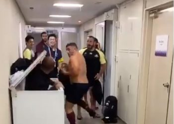 VIDÉO : Un joueur Géorgien terrorisé après la blague d’un de ses coéquipiers