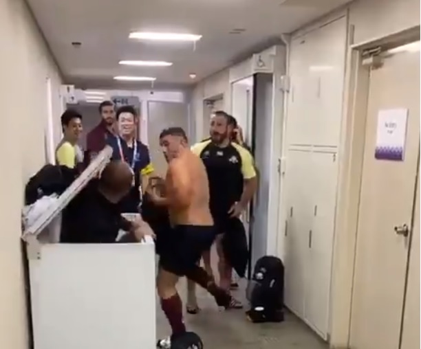 VIDÉO : Un joueur Géorgien terrorisé après la blague d’un de ses coéquipiers