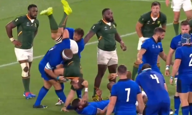 VIDÉO : Le plaquage très dangereux d’un Italien sur Duane Vermeulen