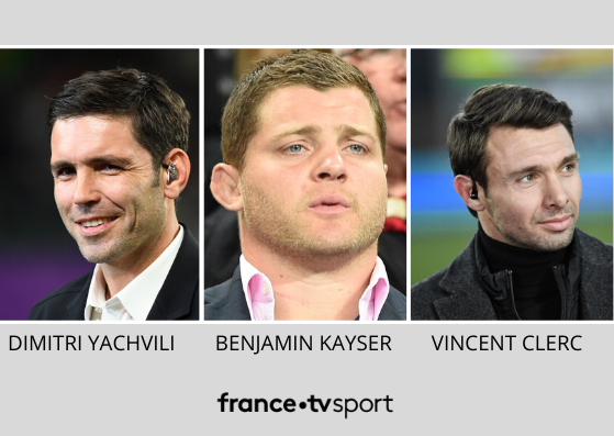 France Télévisions recrute 3 nouveaux consultants rugby