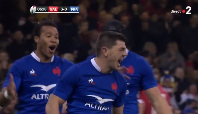 VIDÉO : L’essai d’Anthony Bouthier contre le Pays-de-Galles !
