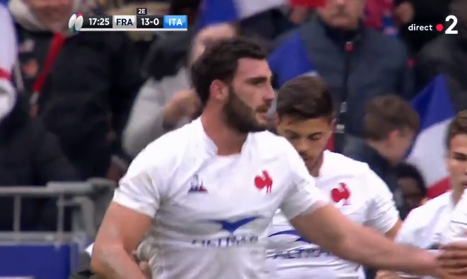 VIDÉO : L’essai de Charles Ollivon contre les Italiens !