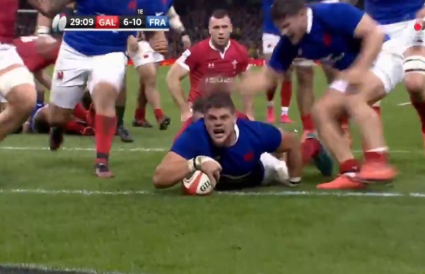 VIDÉO : L’essai plein de hargne de Paul Willemse contre les Gallois !
