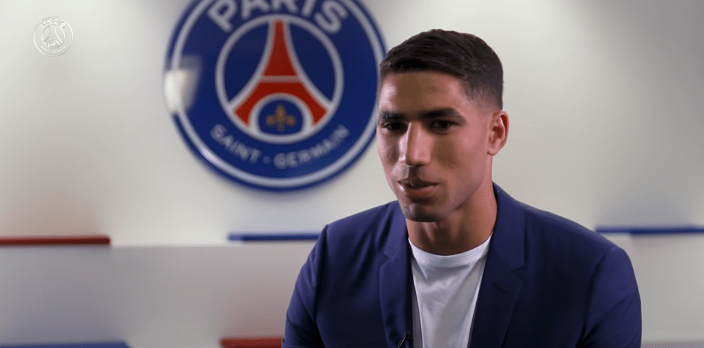 Hakimi évoque l’image du PSG, son profil, ses objectifs et Pochettino