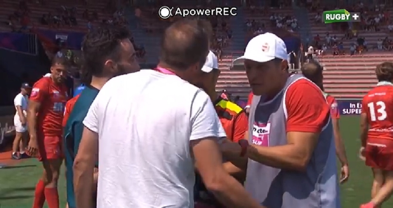 VIDEO : Ça a chauffé entre Pierre-Henry Broncan et l’entraineur de Monaco, au SuperSevens !