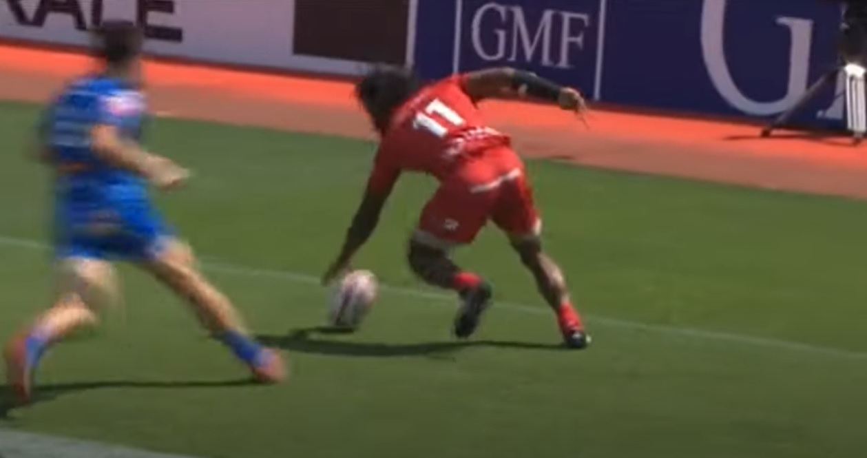 VIDEO : Le gros raté de Monaco dans l’en-but du Castres Olympique, en SuperSevens !