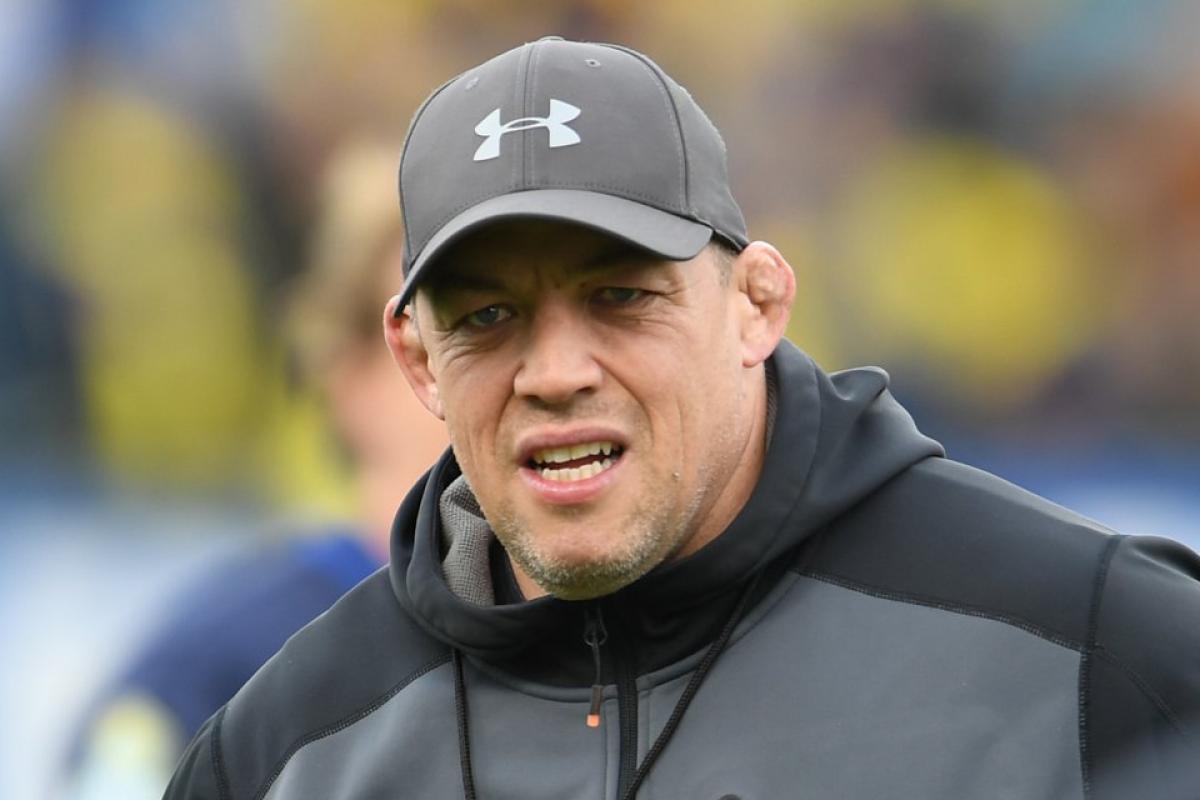 Jono Gibbes réagit après la défaite de son équipe contre Toulouse