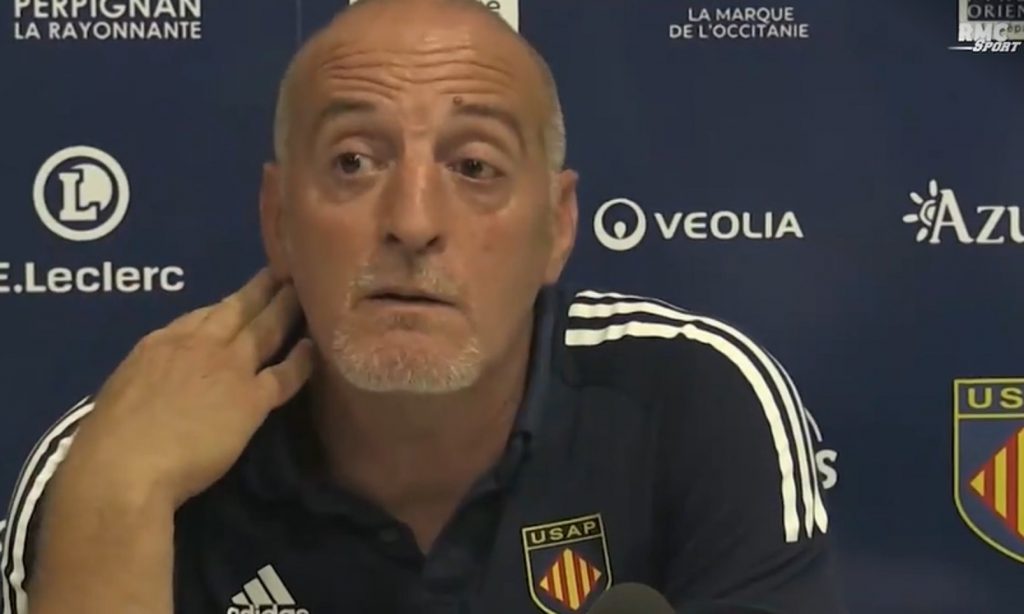 Le manager de l’USAP dépité : “C’est une sale soirée”