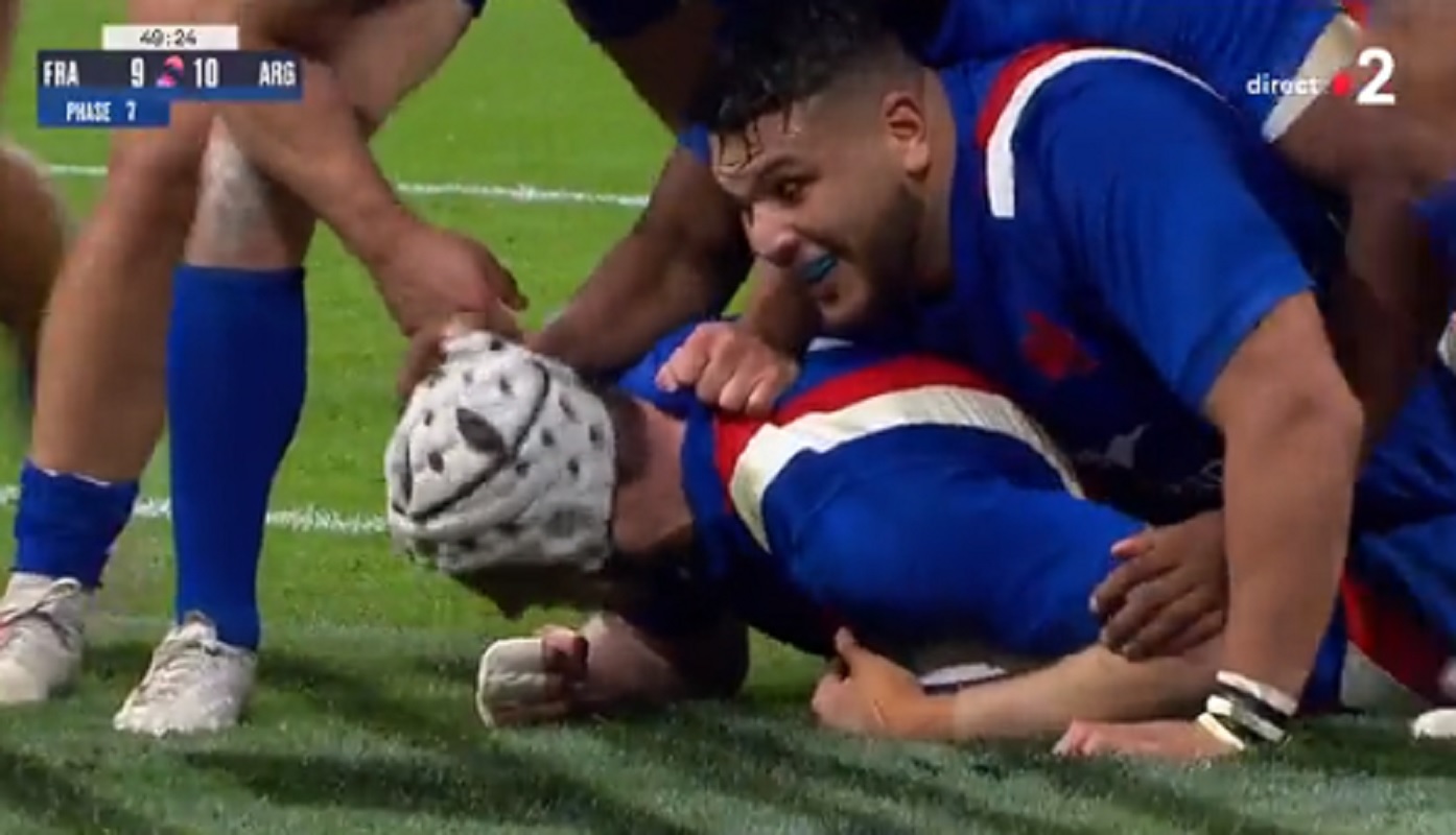 VIDEO : Les deux essais du XV de France contre l’Argentine (29-20)