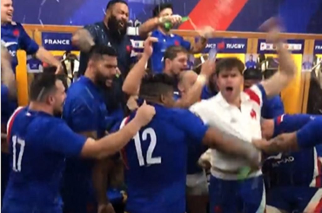 On sait comment les Bleus ont fêté leur victoire contre les All-Blacks