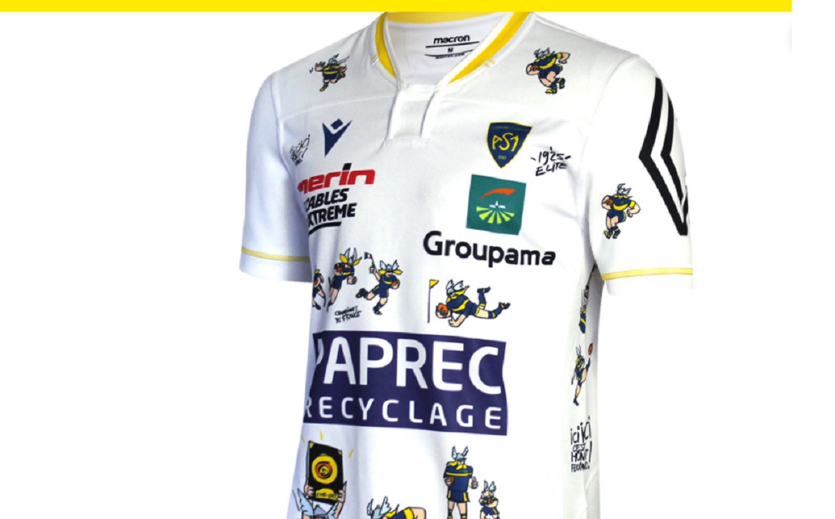 Clermont portera un drôle de maillot pour le match contre Biarritz