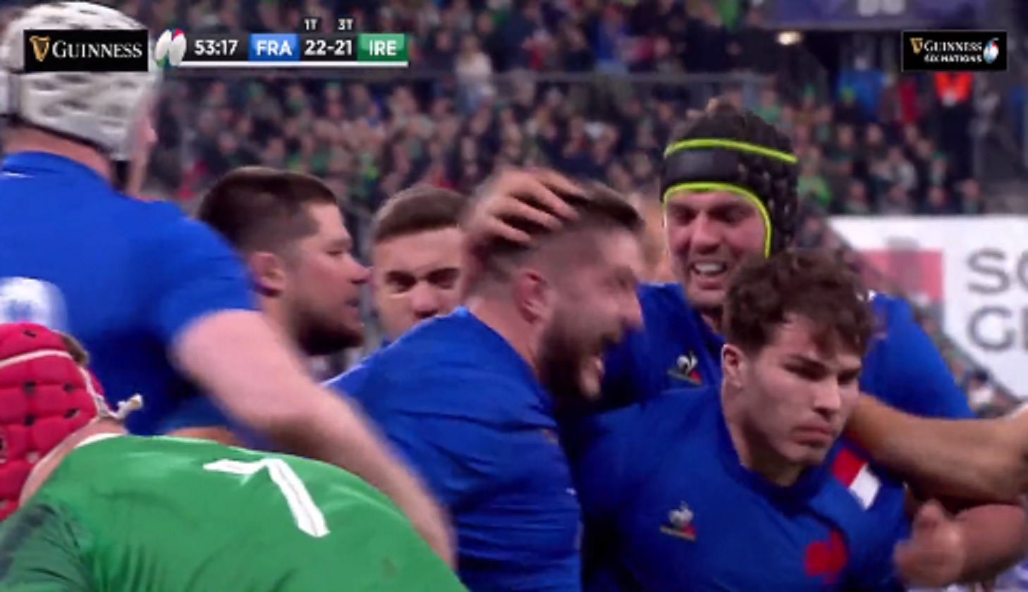 VIDEO : L’essai plein de rage de Cyril Baille contre l’Irlande !