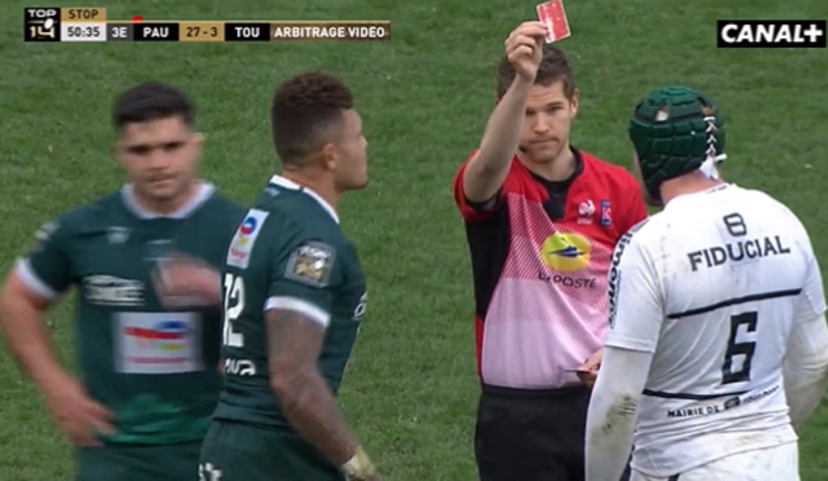 VIDEO : Vatubua allonge Chocobares et reçoit le 2ème rouge des Palois !
