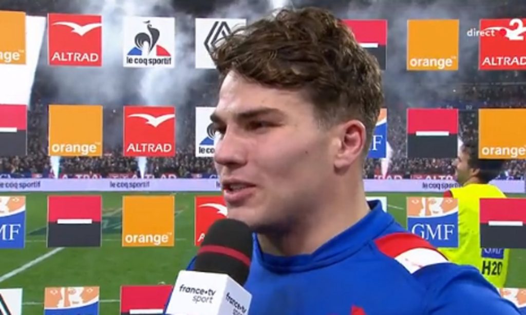 Antoine Dupont : “A partir de maintenant, on peut parler du Grand Chelem”