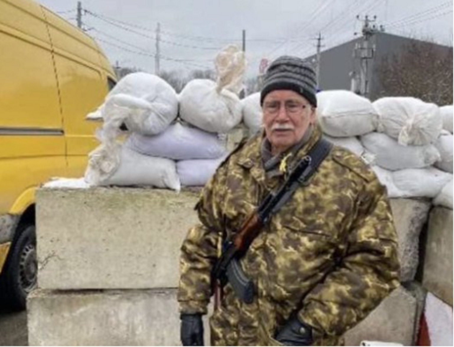 L’ancien président de la Fédération Ukrainienne de Rugby prend les armes à 83 ans