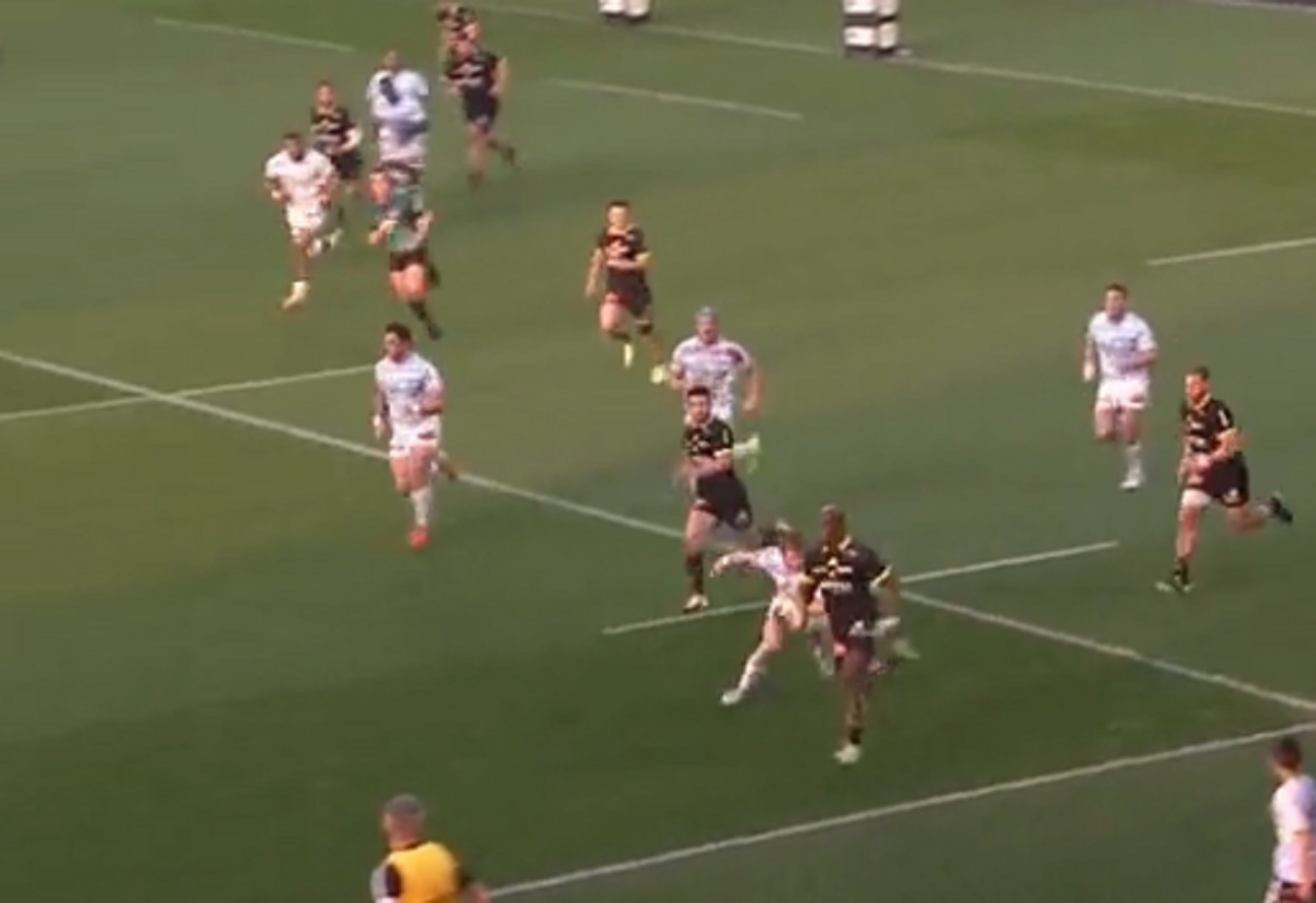 VIDEO : L’essai de 100 mètres du Stade Rochelais inscrit contre le Racing 92