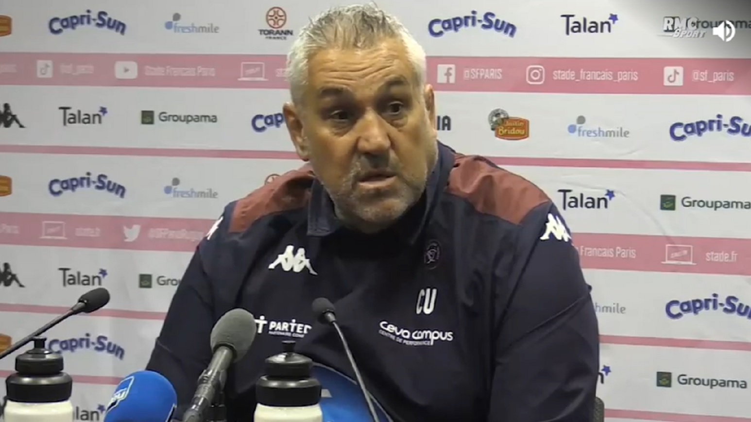 Urios raconte les péripéties rencontrées par l’UBB avant le match contre Paris : “J’en rigole mais…”