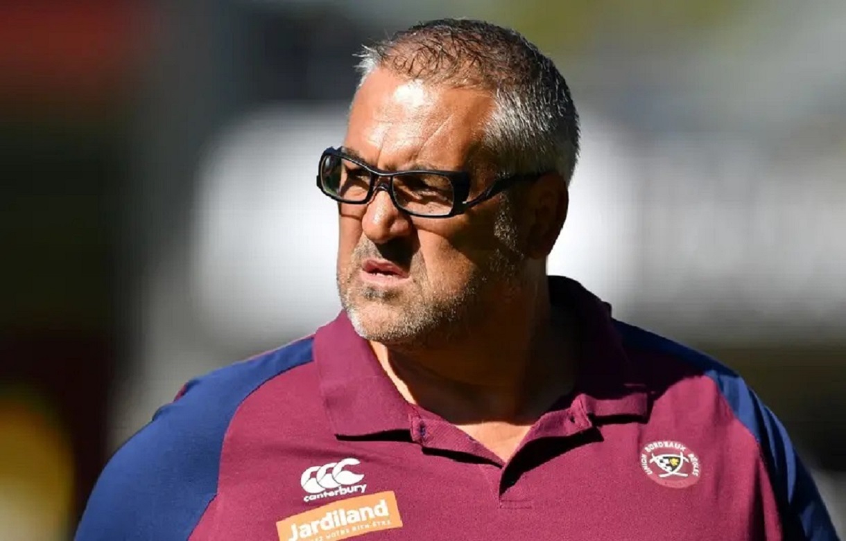 Blessé, Christophe Urios n’a pas pu entrainer Bordeaux-Bègles