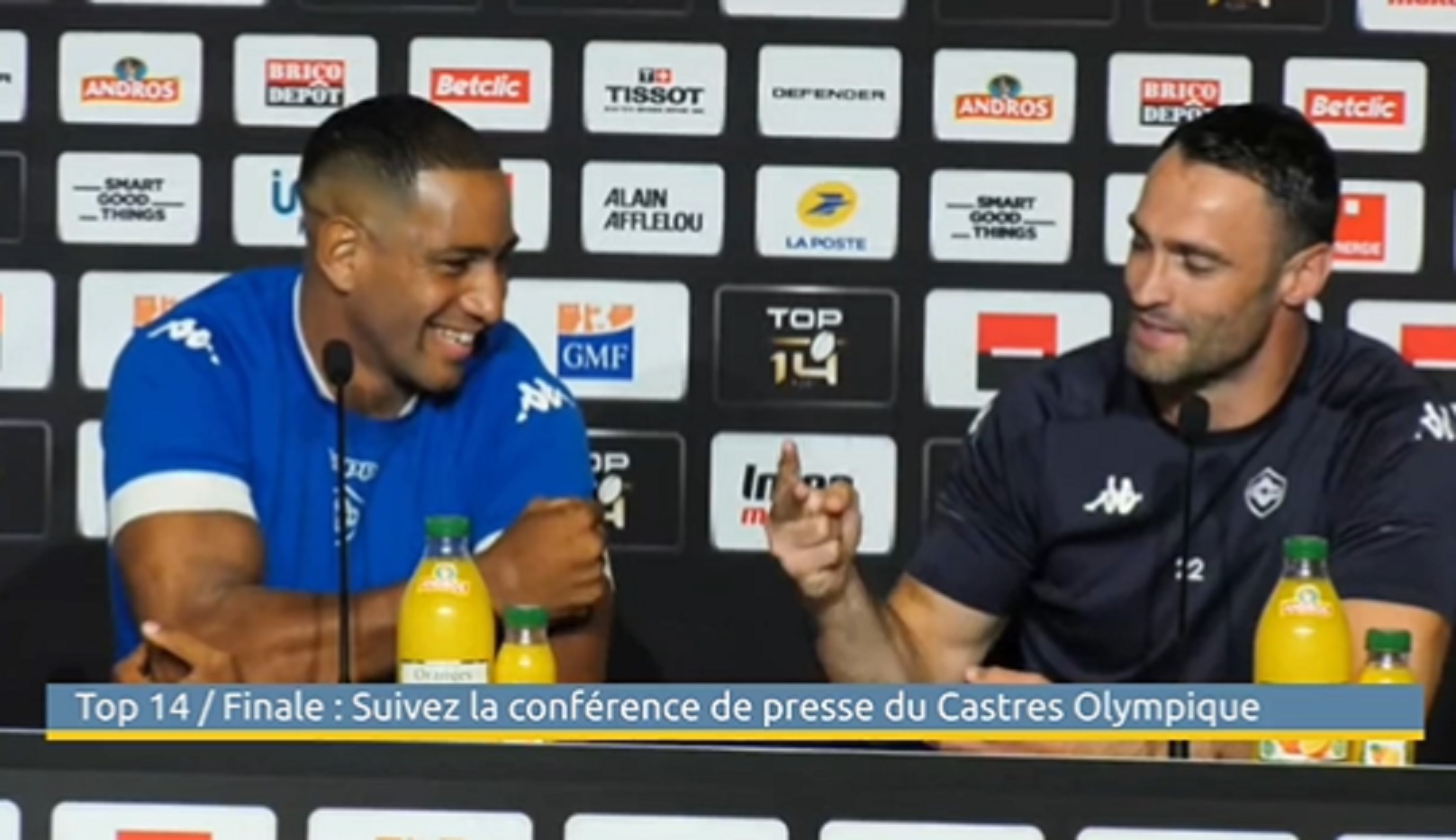 VIDEO : Quand Babillot et Combezou font un chifoumi en pleine conférence de presse