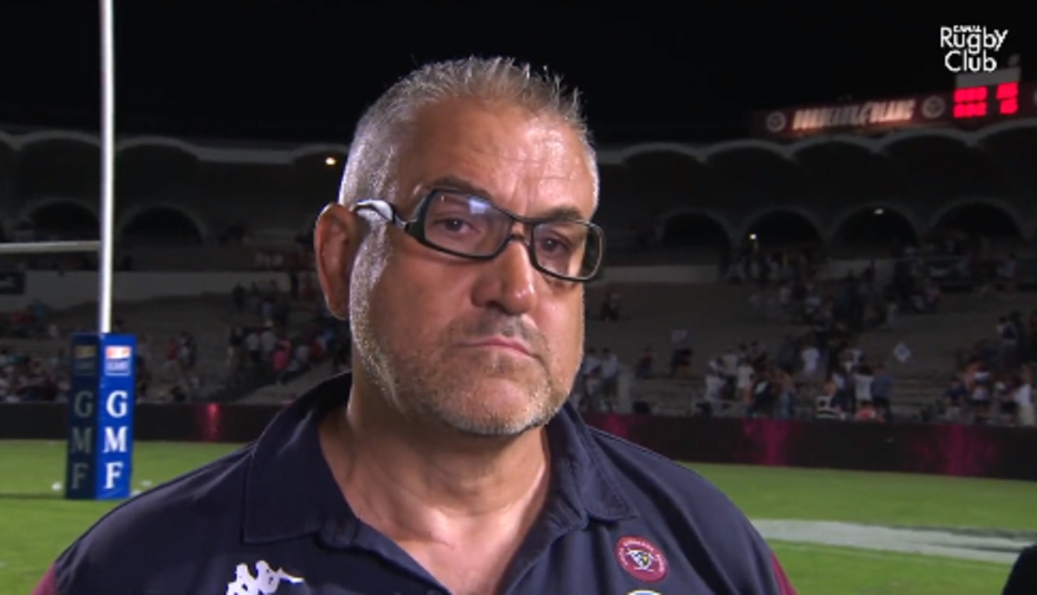 Christophe Urios explique pourquoi il est moins énervé qu’après la défaite contre l’USAP