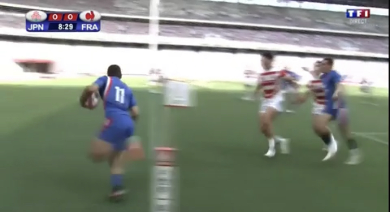 VIDEO : L’essai de Matthis Lebel inscrit contre le Japon