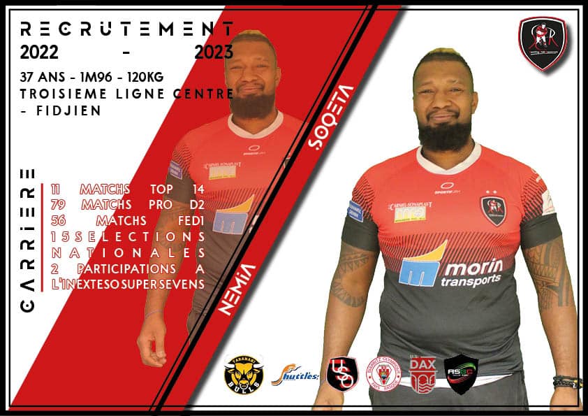 Un club de Fédérale 2 frappe fort et recrute un international Fidjien