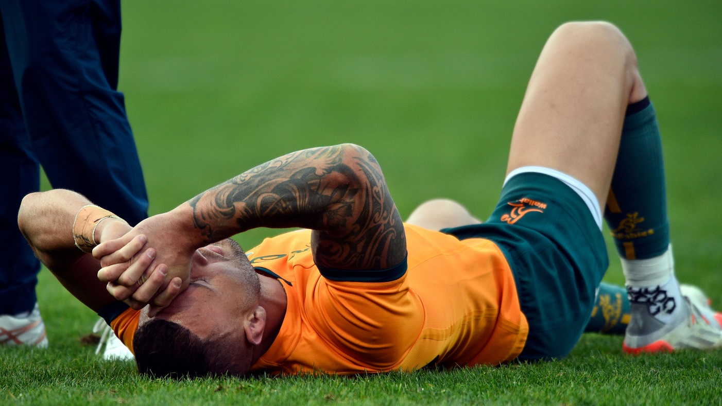 Quade Cooper gravement blessé : Il pourrait manquer la Coupe du monde de 2023 !