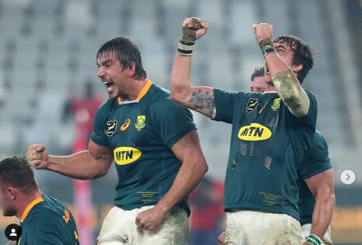 Kolbe toujours forfait, Etzebeth et Vermeulen titulaires avec les Springboks