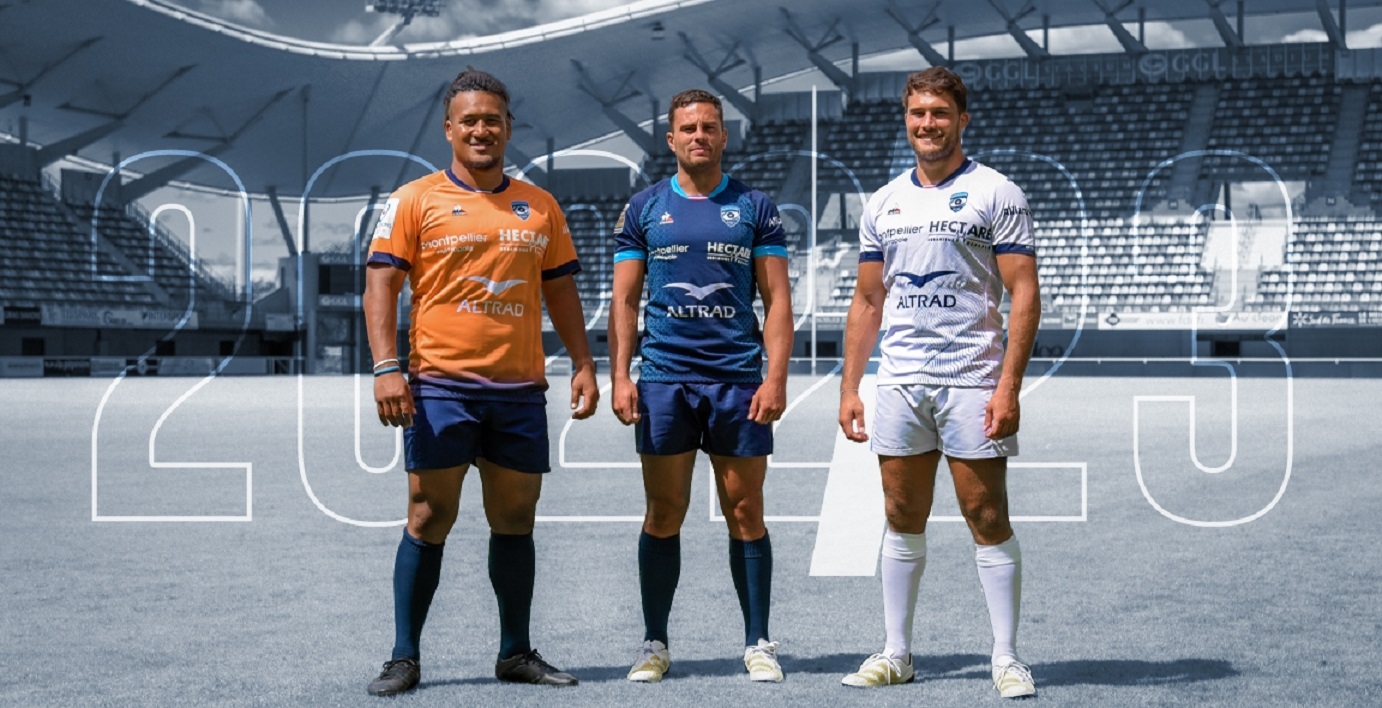 Montpellier dévoile ses trois nouveaux maillots pour la saison 2022 / 2023 !