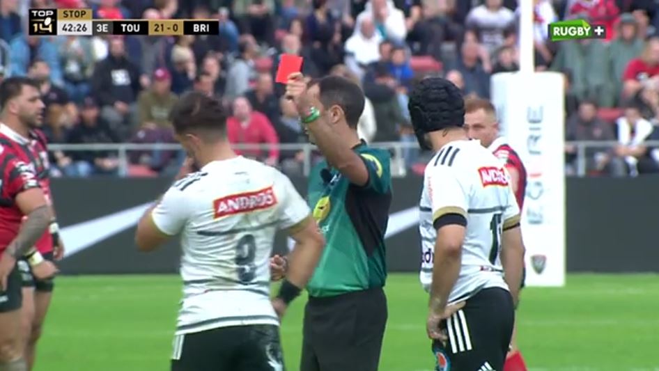 Paul Abadie suspendu suite à sa faute sur Cheslin Kolbe