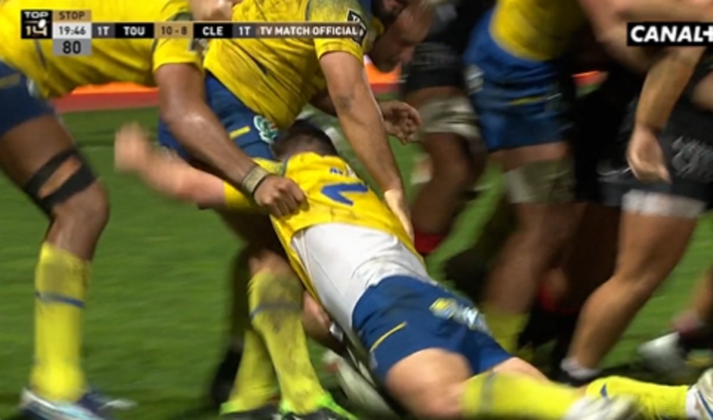 VIDEO : L’essai Clermontois inscrit contre Toulouse était-il valable ?