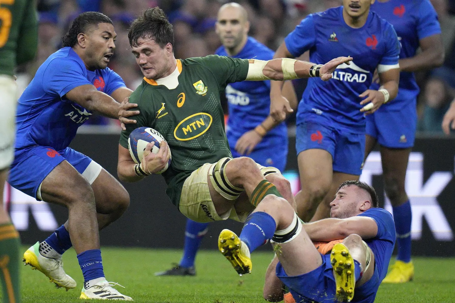 Deux joueurs du XV de France choqués après le match contre l’Afrique du Sud