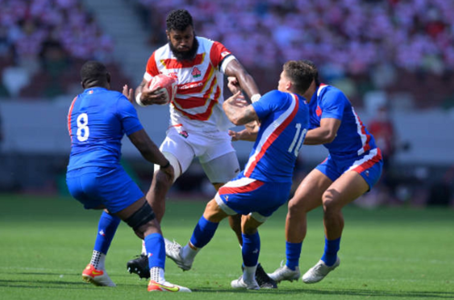 Deux blessés dans les rangs Français après la victoire contre le Japon
