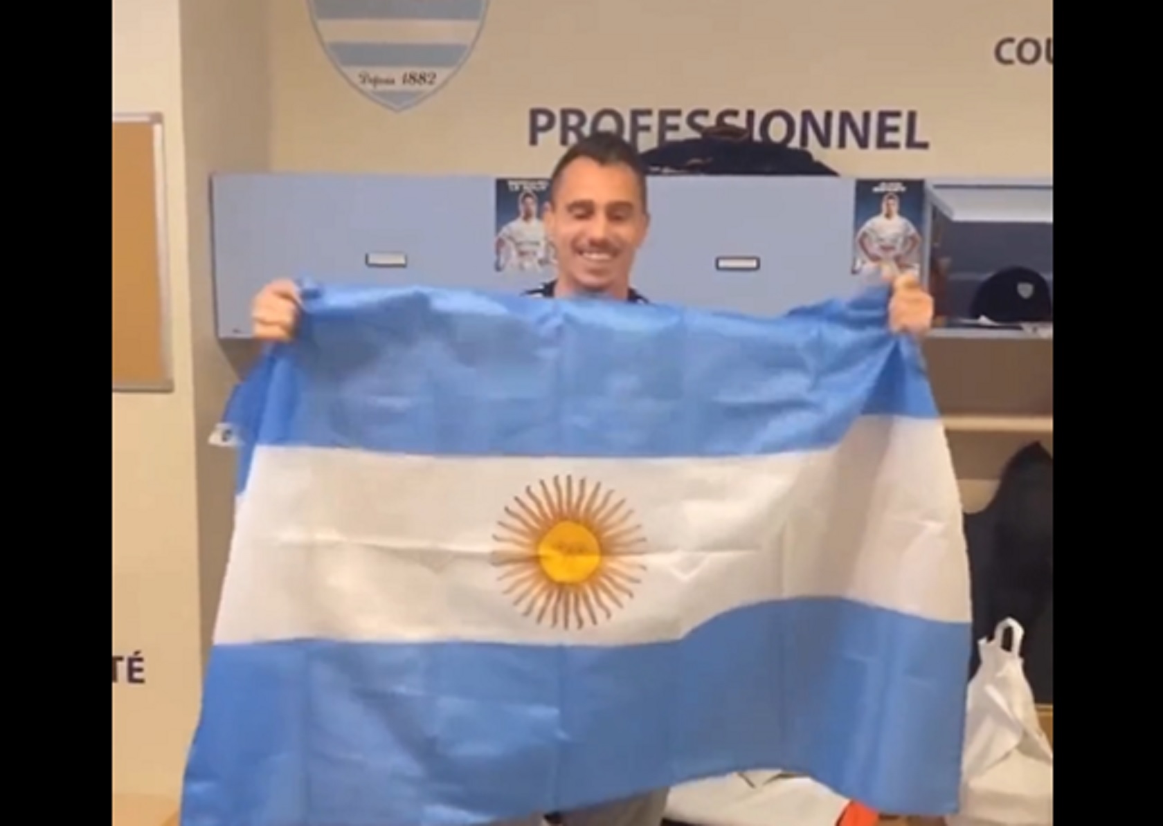 VIDEO : Juan Imhoff fête la victoire de l’Argentine au centre d’entrainement du Racing 92