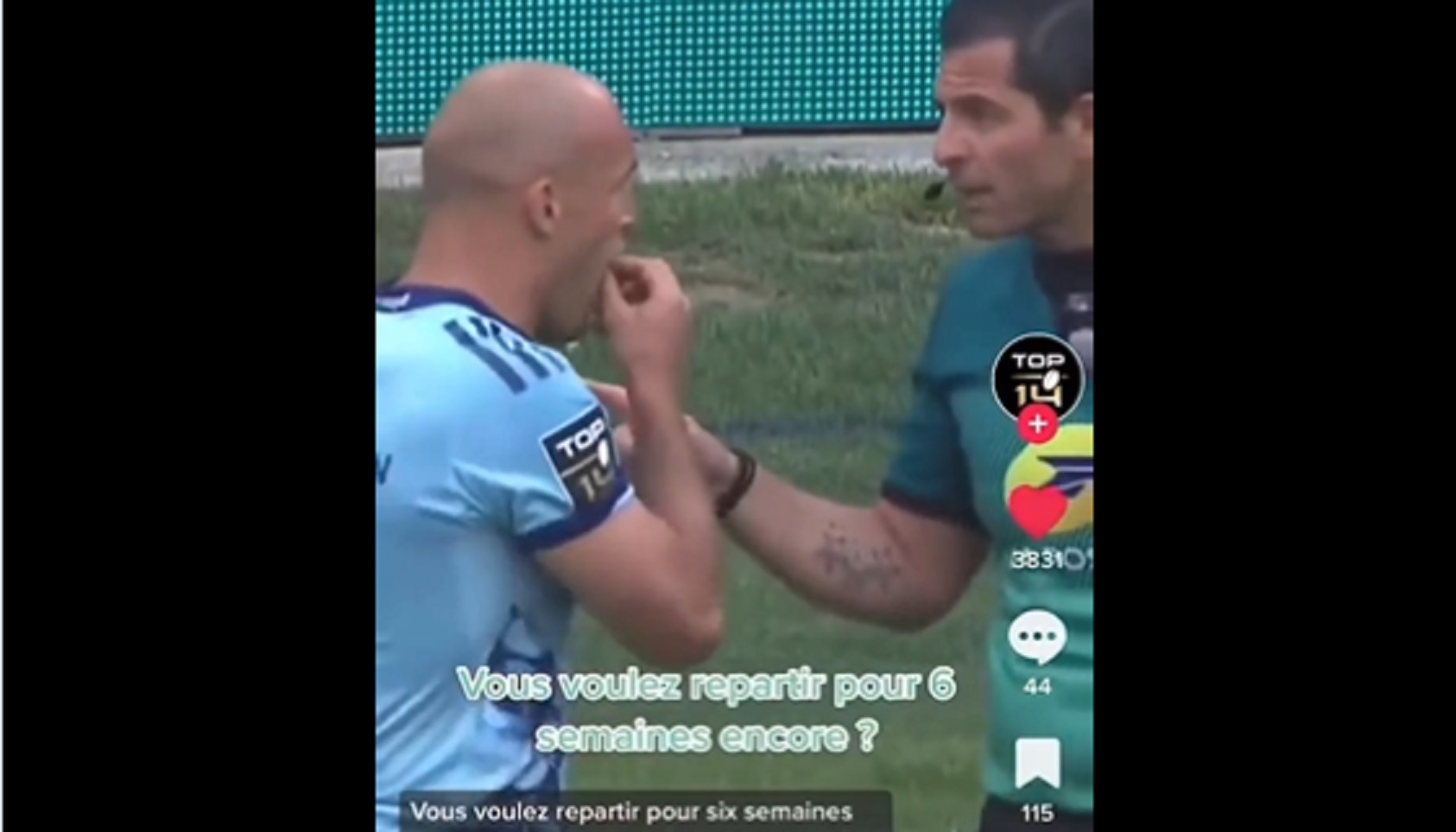 VIDEO : Quand l’arbitre Adrien Descottes dézingue Mathieu Acebes en plein match !